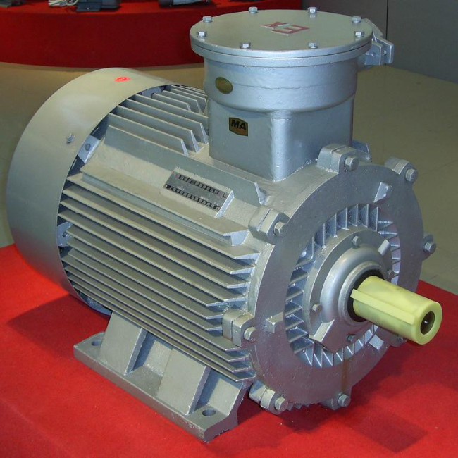 YVFE3-160M-6防爆电机45°角实拍